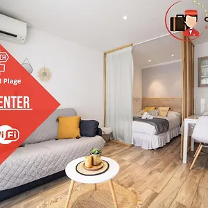 Cosy Center - Rue D'antibes - 200m Plage- Clim - Wifi - Unique Appartement
